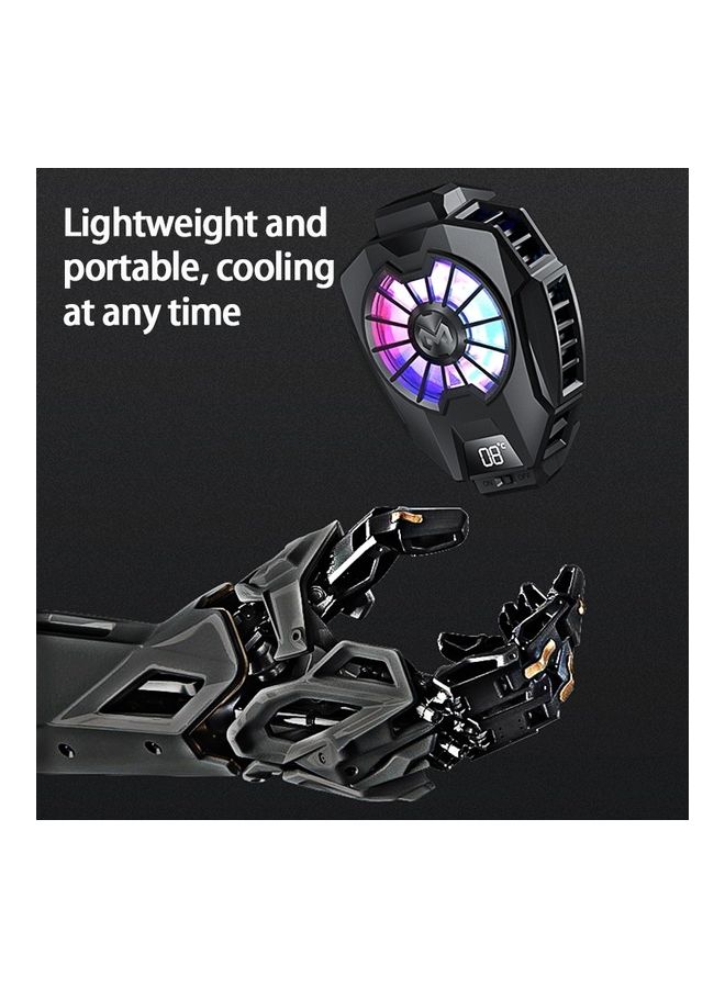 Loquat Semiconductor Mobile Phone Cooling Wired Radiator With Colourful Lights - Image 5