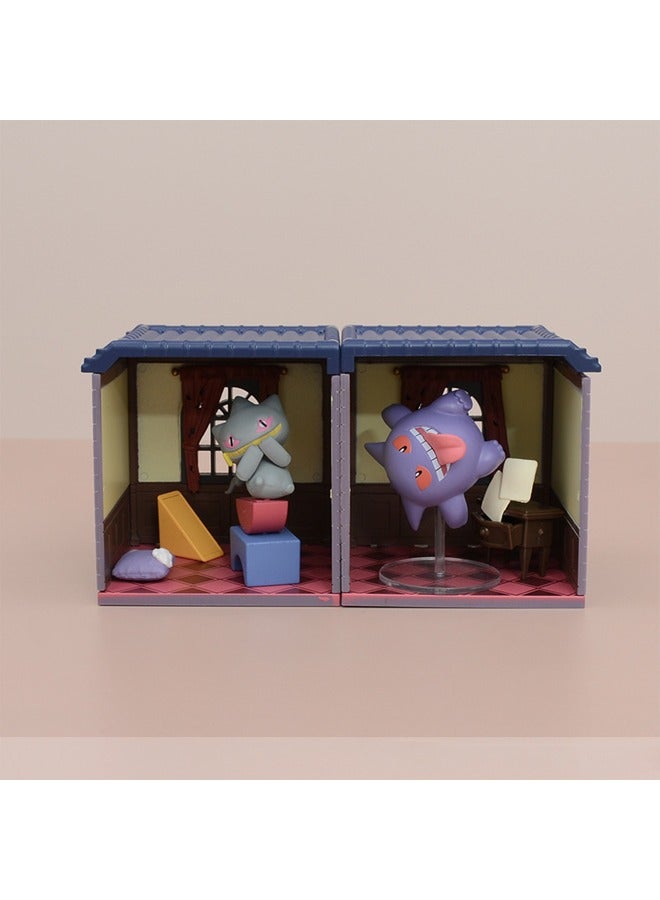 عام أربعة تماثيل دمية للعب للبوكيمون في قصر مُهول في منتصف الليل - هذه الأزياء للتماثيل رائعة وملونة، وهي هدية مثالية للعطلات. - Image 3