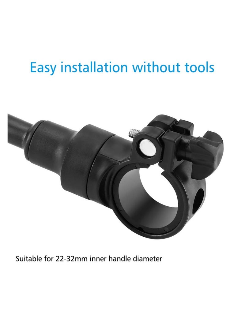 KASTWAVE 2 PCS Bike Mirror, Bicycle Accessories for Adult Bikes, Adjustable Rotatable Rear View Convex Rear View Mirror Accessories, Bicycle Mirrors Handlebars for Mtb, Outdoors, Cycling - Image 3