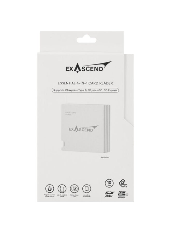 Exascend Essential 4-in-1 Multi-Slot Card Reader - Image 3