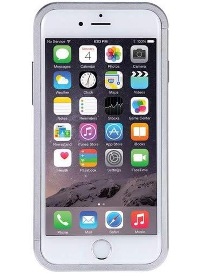 إيروريكس غطاء حماية من الألومنيوم لهاتف iPhone 6 باللون الفضي - Image 3