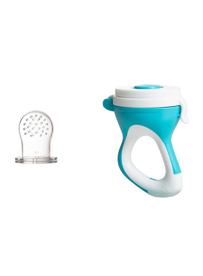 Babyjem - Silicone Fruit & Vegetable Feeder - Blue - Image 3