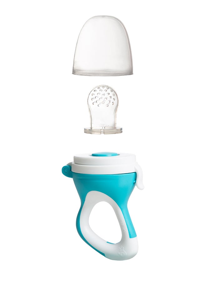 Babyjem - Silicone Fruit & Vegetable Feeder - Blue - Image 2
