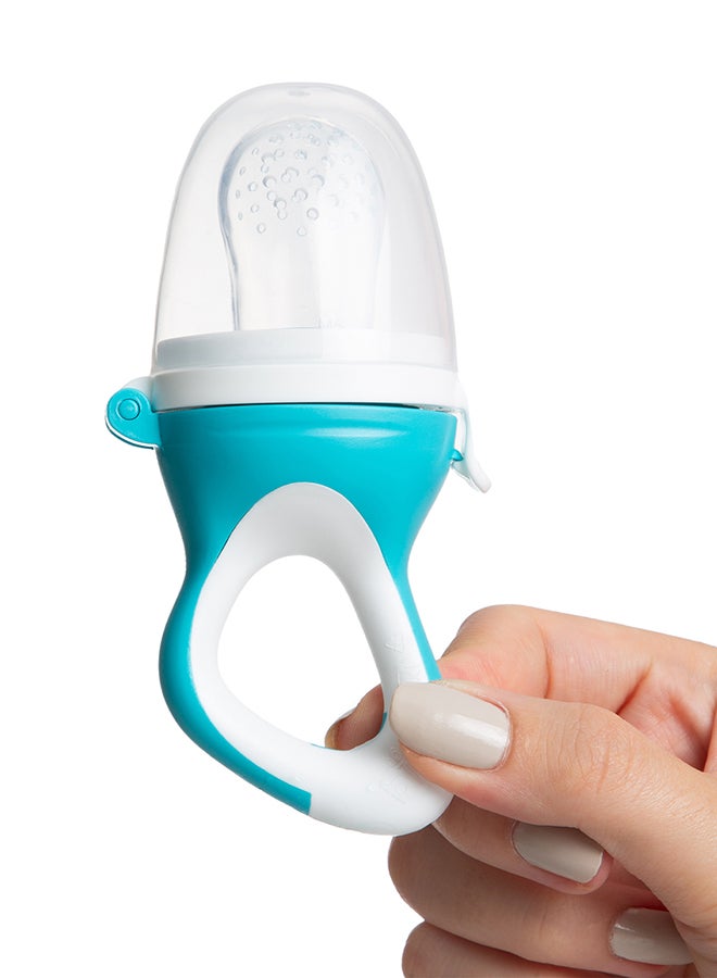 Babyjem - Silicone Fruit & Vegetable Feeder - Blue - Image 4