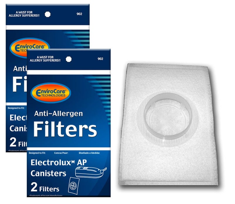 EnviroCare Replacement Premium Vacuum Electrolux AP Canisters 4 Pack 4 Filters White 4 Count
