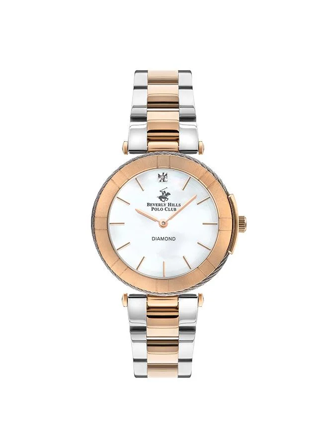 BEVERLY HILLS POLO CLUB Beverly Hills Polo Club BP3333X.430 Women Analog Display Watch & Metal Strap Rose Gold
