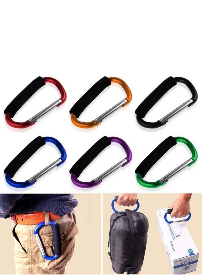 Newraturner Large Stroller Hooks For Mommy, 2 Pcs Carabiner Stroller Hook Organizer For Hanging Purses, Diaper Bag, Shopping Bags. Clip Fits Single/Twin Travel Systems, Car Seats (Blue+Green) - Image 5