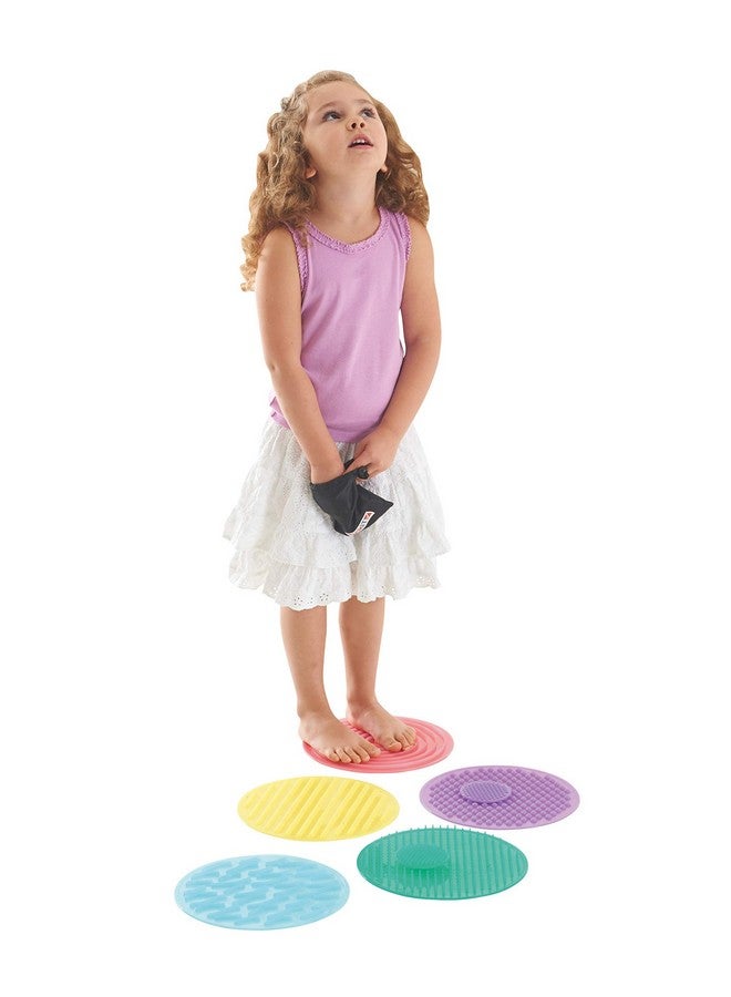 TickiT Silishapes Sensory Circles - in Home Learning Toy for Calming Sensory Play - Set of 10 - Assists Autistic Toddlers & Children - Image 2