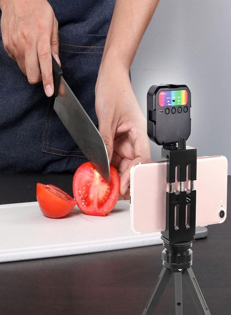 GGOOT Tablet Phone Mount for Tripod | Tripod Mount Adapter,Universal Metal Adjustable Clamp Selfie Stick Tripod with Remote, ExtendableTripod for Sturdy Cell Phone Tripod Stand - Image 2
