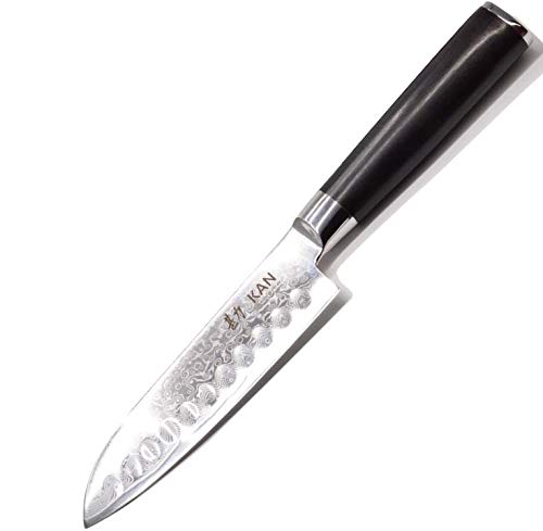 KAN Core 6inch Santoku Ebony Handle