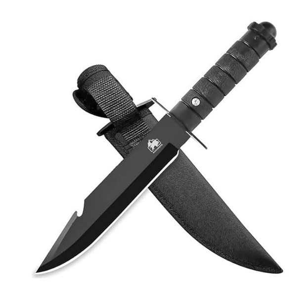 Kitchen Knife/Utility Knives for Kitchen Home & Office Use Ideal for Portable, Travel - with Antique Miniature Chopper Black - Image 3