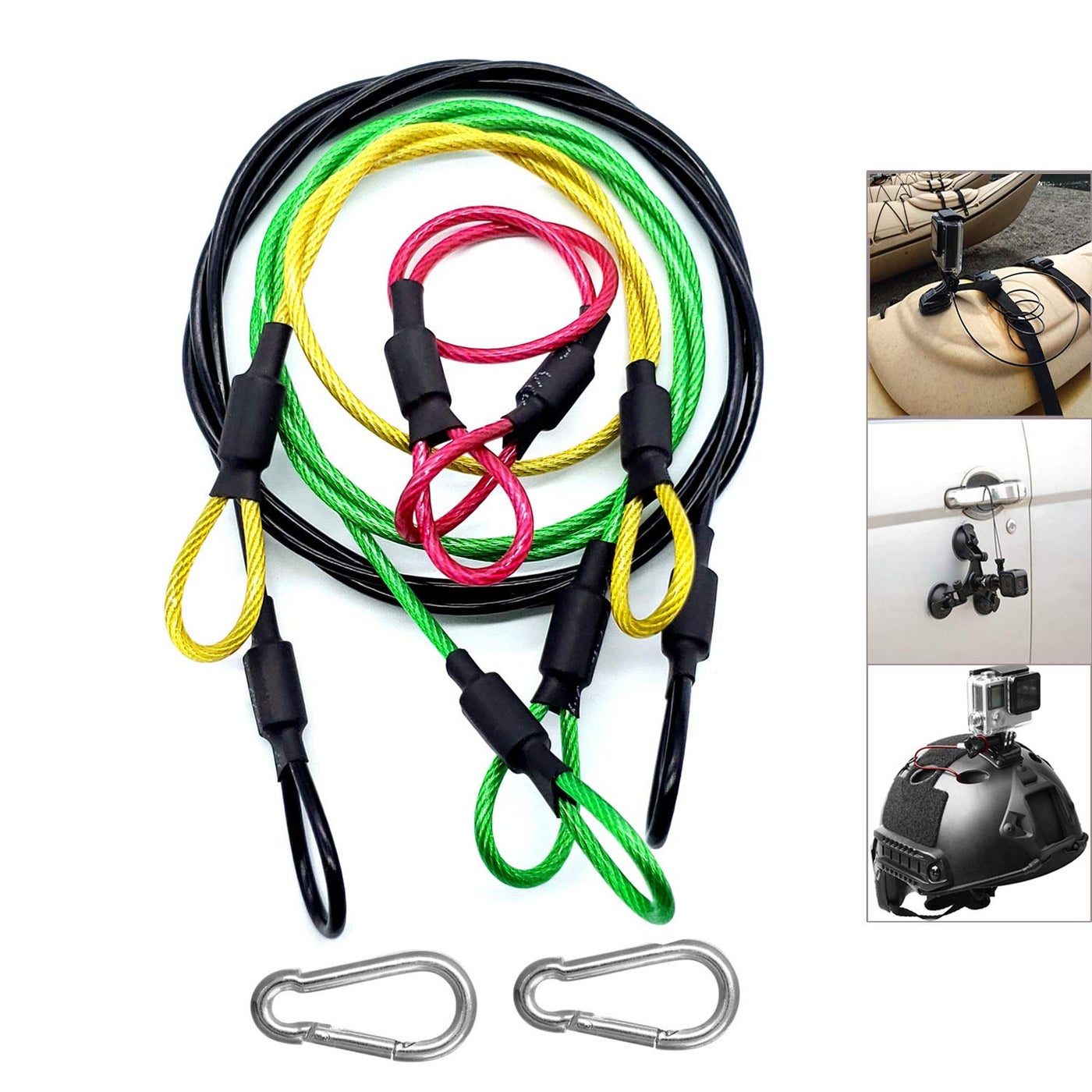 أتوب تك Atoptek Camera Safety Tether Stainless Steel Cable Wire Lanyard