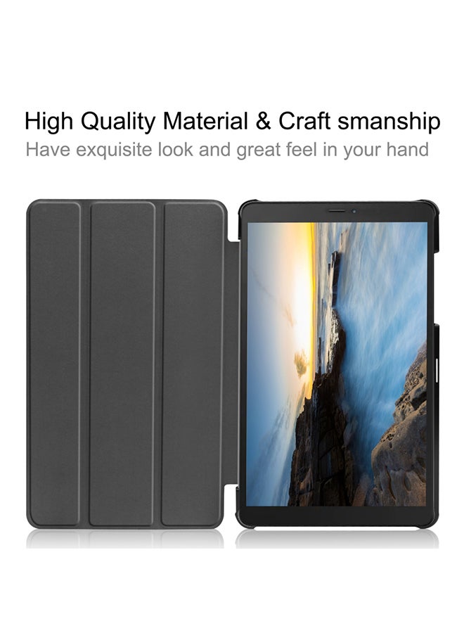Alyashmac Protective Flip Case Cover For Samsung Galaxy Tab A 8.0-Inch 2019 Retro Iron Tower - Image 3