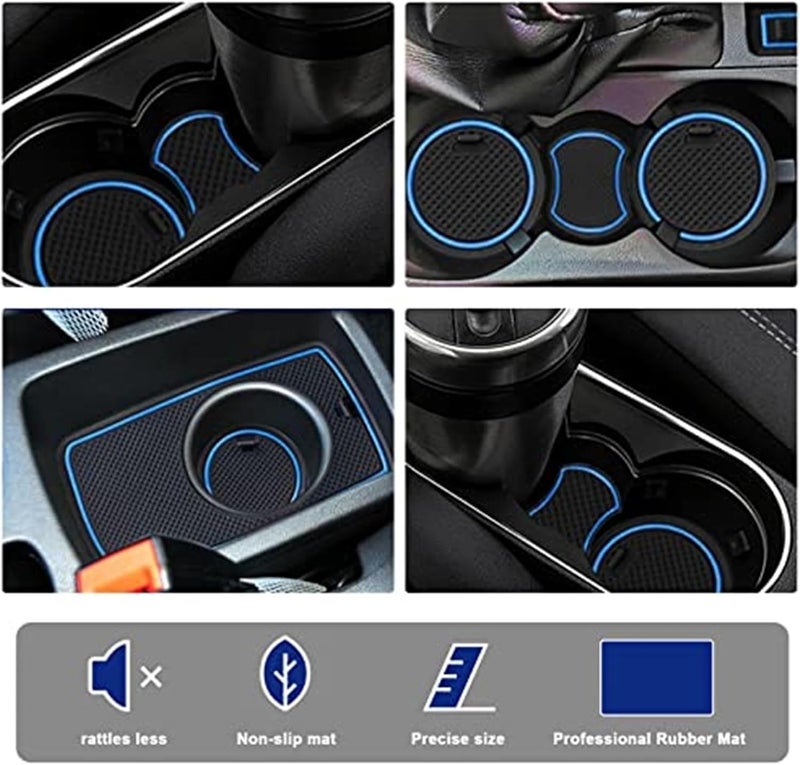 Wivplex 14-Piece Anti-Slip Mat Set for Fiesta MK8 - Image 3