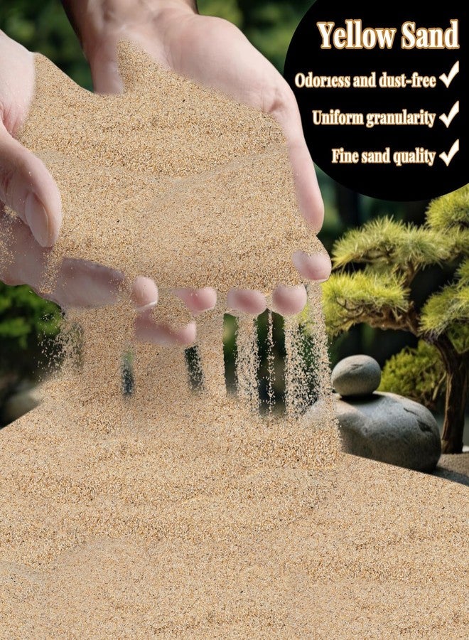 RAINFLOW 15 OZ Fine Yellow Sand for Crafts - Colored Quartz Zen Garden Sand Decorative for Vases Filler, Wedding Unity Ceremony, Incense Burner, Ritual Incense,Wishing Bottle - Image 2
