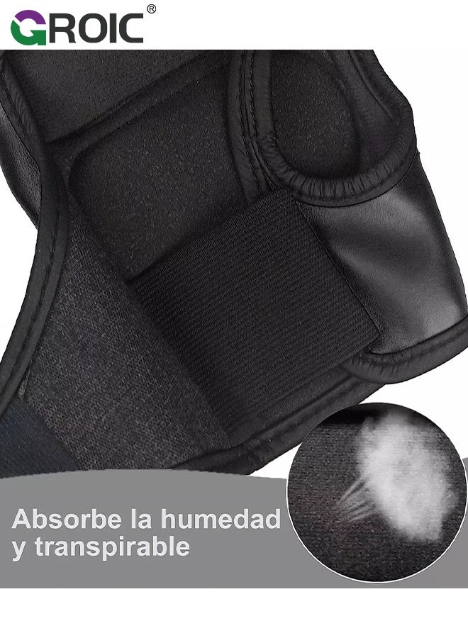 GROIC زوج واحد من قفازات الملاكمة MMA للرجال والنساء، قفازات حقيبة فنون القتال، قفازات كيك بوكسينغ مع كفوف مفتوحة، قفازات ملاكمة نصف إصبع لحقائب الضرب، التدريب، موياي تاي، MMA - Image 3