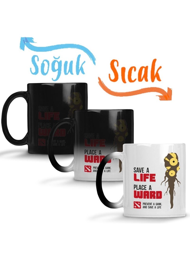 Baskı Dükkanı Print Shop Dota 2 Save A Life Magic Mug Porcelain 