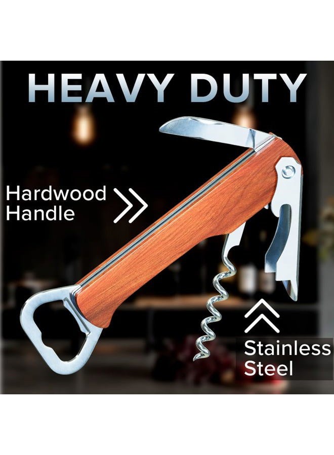 Bottle Opener Professional Stainless Steel Beer Corkscrew for Beverages Bartenders - Image 4