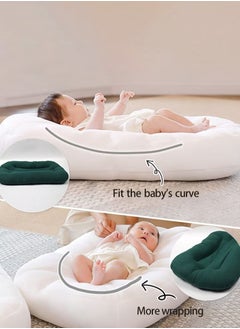 MIXDE Baby Nest Bed, Newborn Nursery Pillow, Infant Breastfeeding Pillows, Toddler Bedding for Sleeping, Anti vomit Milk Headrest15 Degree Incline, for Better Night's Sleep  - Image 5