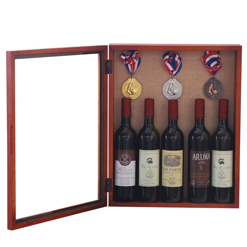 BECTSBEFF Shadow Boxes 16x20 Extra Large Shadow Box Frame with Magnetic Door Front Open Shadow Box 16x20 Display Box for Weddings Bouquet Flowers Baseball Jersey Cherry 