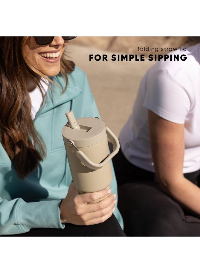 Simple Modern Trek Pivot | 30oz Flip Straw Tumbler with Handle | Water Bottle & Boot | Interchangeable Straw & Chug Lids | Insulated Stainless Steel Jug | Gym Sports Outdoors | Midnight Black - Image 4