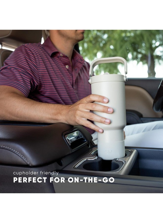 Simple Modern Trek Pivot | 30oz Flip Straw Tumbler with Handle | Water Bottle & Boot | Interchangeable Straw & Chug Lids | Insulated Stainless Steel Jug | Gym Sports Outdoors | Midnight Black - Image 3