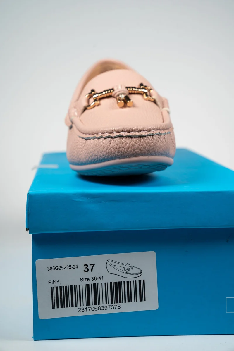 Geoomnii PINK Geoomnii Closed Flat Shoes for Women – Comfortable Slip-On Ballet Flats for Office, Daily Wear & Casual Use for Women | Best Price UAE