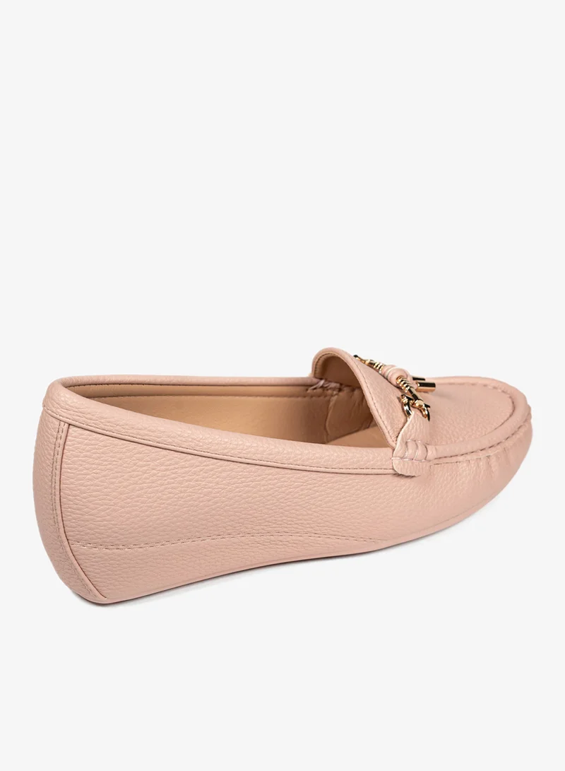 Geoomnii PINK Geoomnii Closed Flat Shoes for Women – Comfortable Slip-On Ballet Flats for Office, Daily Wear & Casual Use for Women | Best Price UAE