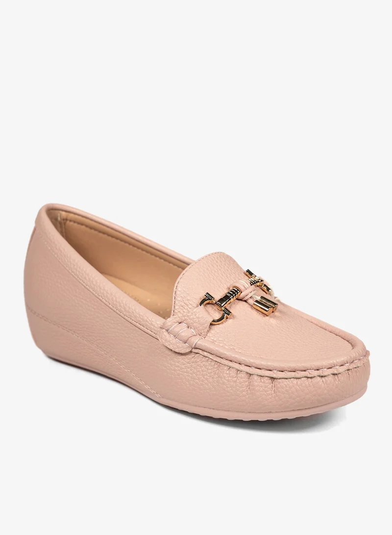 Geoomnii PINK Geoomnii Closed Flat Shoes for Women – Comfortable Slip-On Ballet Flats for Office, Daily Wear & Casual Use for Women | Best Price UAE