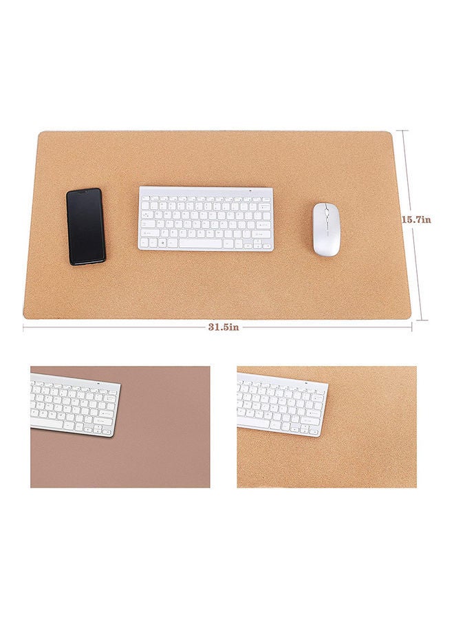NIBEMINENT PU Leather Mouse Pad Brown  - Image 4