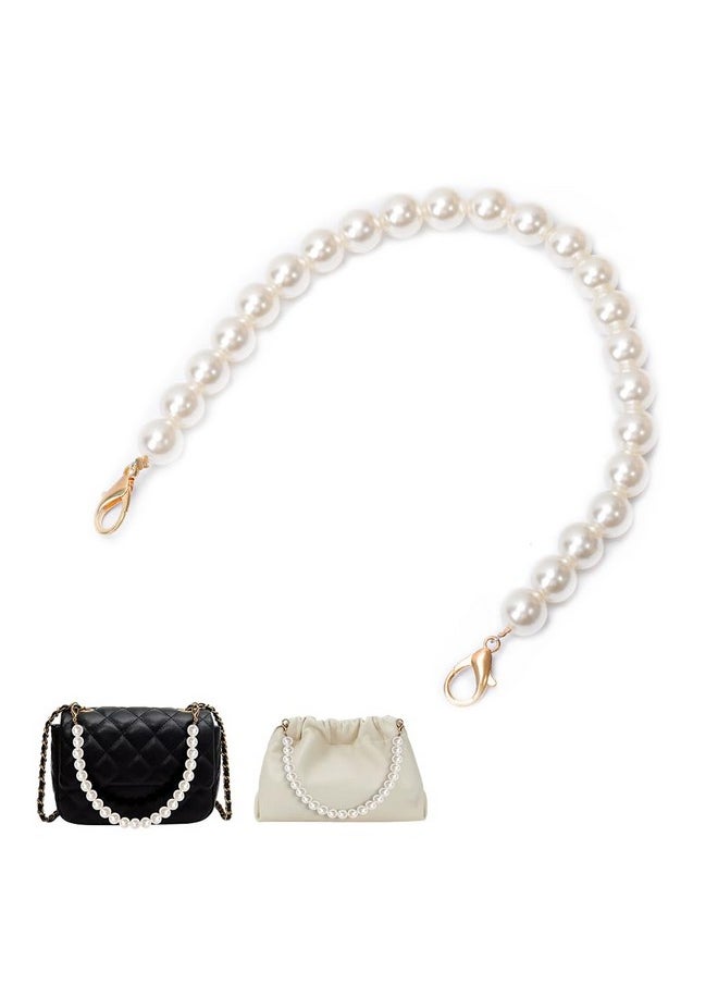 Pearl Purse Chain, Pearl Purse Strap Short Handle Replacement Bags Chain Strap Shoulder Chain Imitation Pearl Handbag Chain Accessories For Bag Decoration Chain With Metal Buckle (A) - pzsku/Z9B72CFB37D2F6D0B543DZ/45/_/1734348212/62b92e79-611b-49e9-9ad3-888c55781974