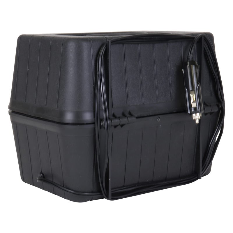 Koolatron 12V Electric Portable Lunch Box - 1.6 Qt (1.5 L) Food Warmer, Black, 6 ft (1.8m) Power Cord, Heats 300F (149C), Insulated Container for Car, SUV, Truck, Construction Worker Travel Lonchera - Image 3