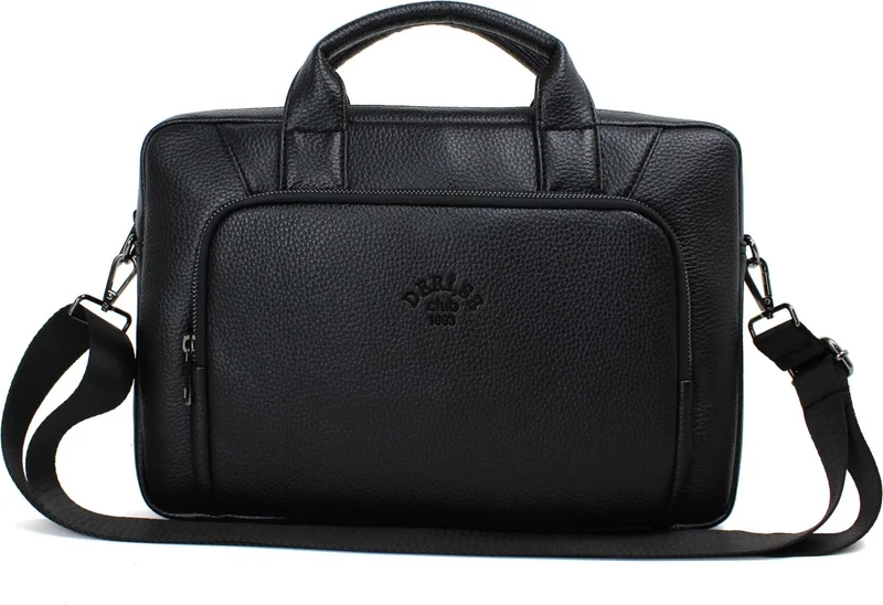Derise Club Unisex, Black Color File Tablet Notebook Bag, 14 Inch Laptop and Briefcase