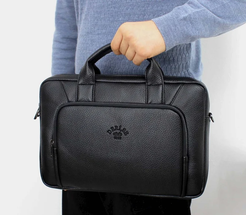 Derise Club Unisex, Black Color File Tablet Notebook Bag, 14 Inch Laptop and Briefcase