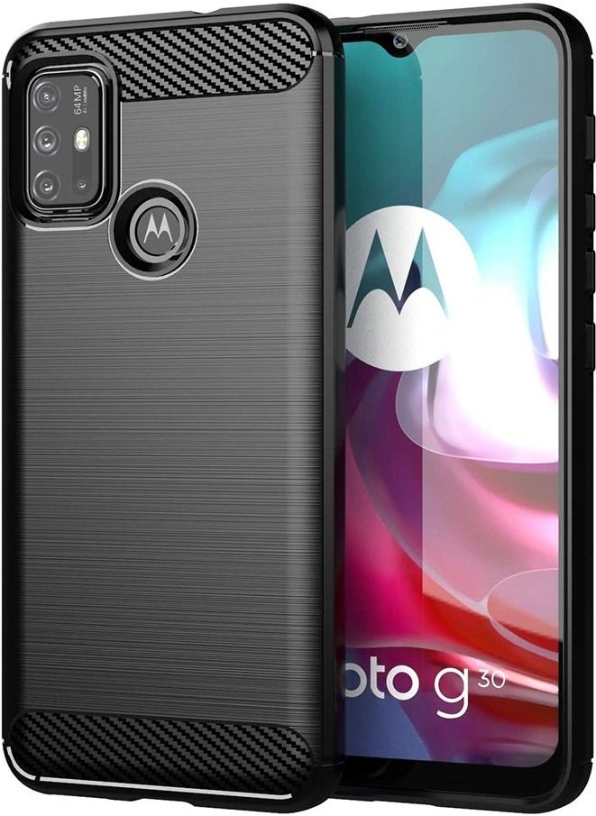 Generic Case for Motorola Moto G30, Ultra Slim Flexible TPU Shock Absorption, Anti-Scratch, Premium Flexible Rubber Cover  - Image 1