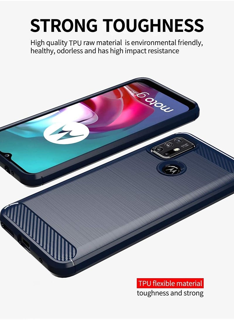 Generic Case for Motorola Moto G30, Ultra Slim Flexible TPU Shock Absorption, Anti-Scratch, Premium Flexible Rubber Cover  - Image 3