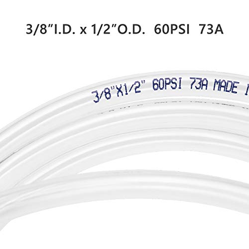 Eastrans Clear Vinyl Tubing Flexible PVC Tubing, Hybrid PVC Hose, Lightweight Plastic Tube, by 3/8 Inch ID, 10-Feet Length - Image 4