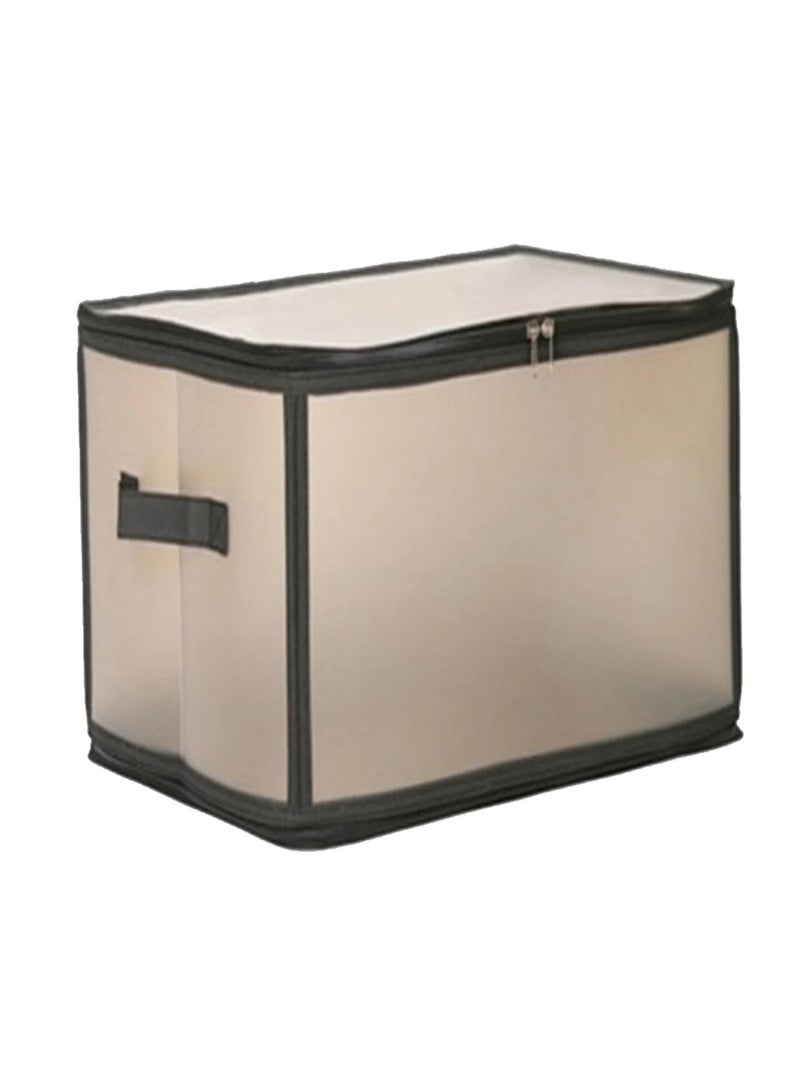 Generic Storage Bags, Clothes Storage Bins Foldable Closet Organizers Storage Containers with Durable Zipper for Clothing, Blanket, Comforters, Bed Sheets, Pillows and Toys - Image 1