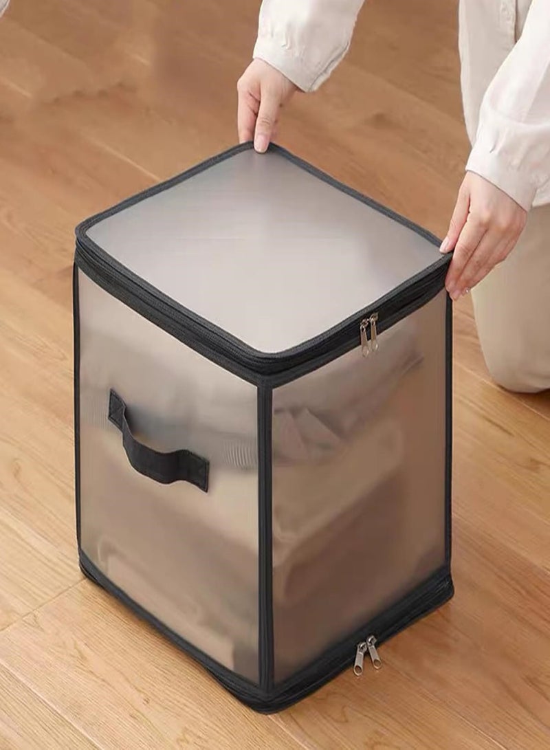 Generic Storage Bags, Clothes Storage Bins Foldable Closet Organizers Storage Containers with Durable Zipper for Clothing, Blanket, Comforters, Bed Sheets, Pillows and Toys - Image 4