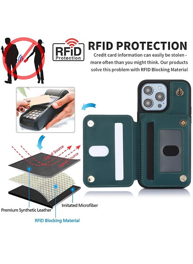 اس-توب جراب لهاتف iPhone SE 2022 / 2020 / 8 / 7 YM006 جراب هاتف بسحاب وحقيبة بطاقات بملمس الجلد مع حبل مزدوج - Image 3