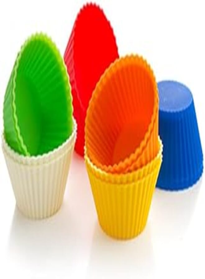 Other Cup Cake molds, Silicone - 12 Pieces