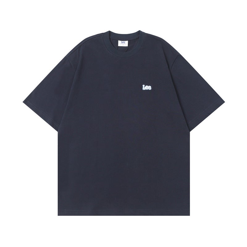 Lee Classic Logo Loose Round Neck Cotton Short Sleeve T-Shirt - Image 1