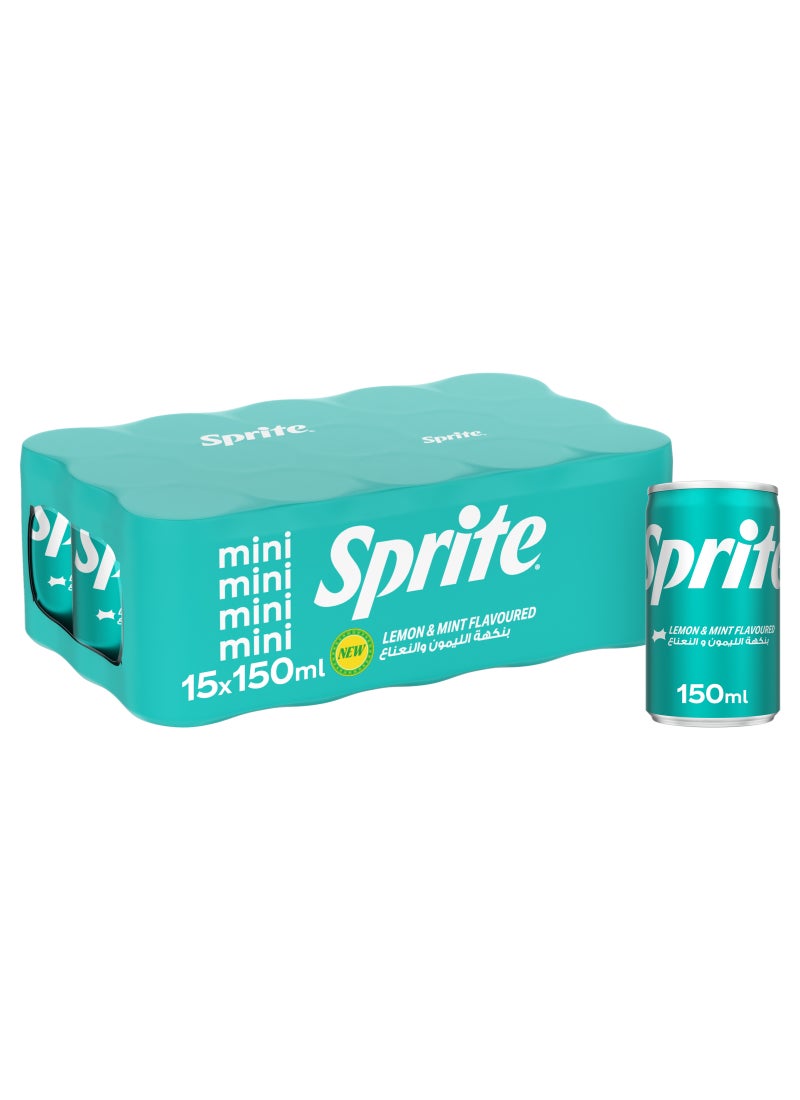 Sprite Lemon & Mint 15 x 150ml - Image 1