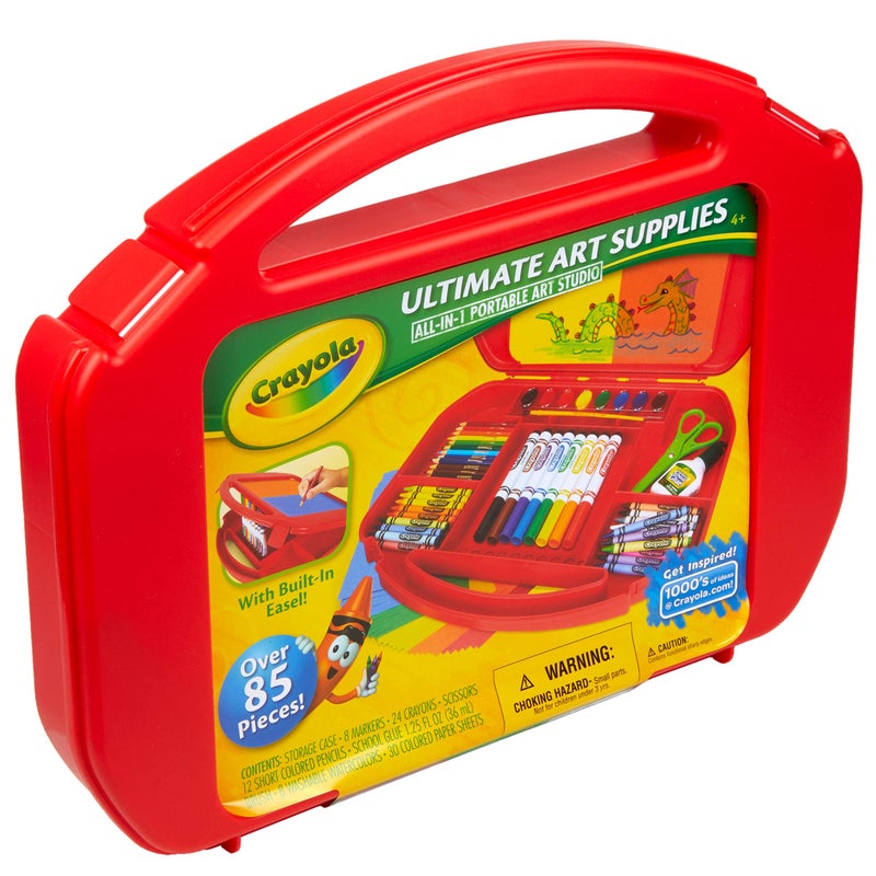 Crayola Ultimate Art Case With Easel, Kids Art Set, 85 Pieces, Gift For Kids Ages 4, 5, 6, 7 [Amazon Exclusive] - Image 3