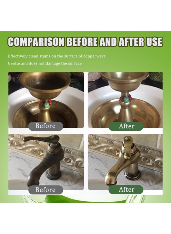 180ML Instant Polishing  Cleaning Spray For Copper And Brass, Brass Cleaner And Polish, Gently Clean, Metal Cleaner And Rust Remover, Polishing, For Antiques, Cookware, Jewelry - Image 5