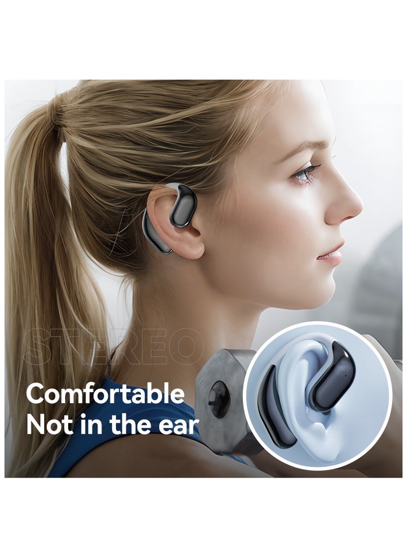 JBLTM Wireless Earbud, 48Hrs Bluetooth 5.4 Headphones IP7 Waterproof for Sport, Running Wireless Earphones with ENC Noise Canceling Mics, Deep Bass Over Ear bud with Earhooks for Android, iOS, Workout, Gym  - Image 5
