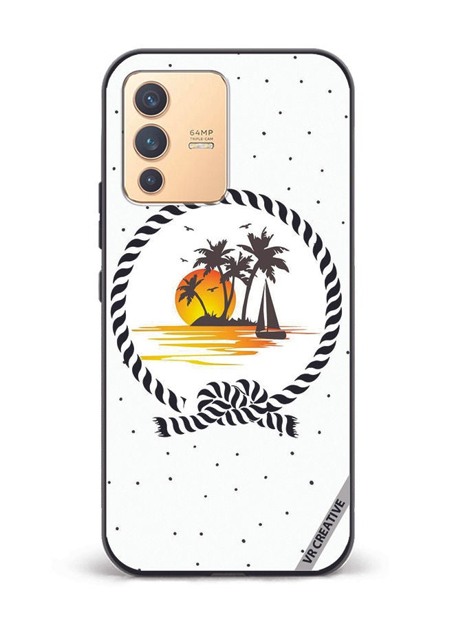 VR CREATIVE Protective Case Cover For Vivo V23 5G Scenerio Design Multicolour - Image 1