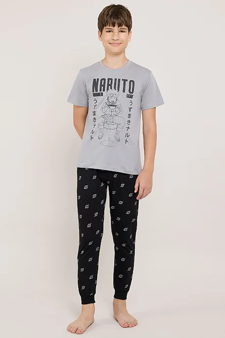 R&B Naruto Print Pyjama Set