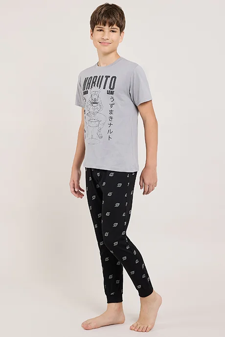 R&B Naruto Print Pyjama Set