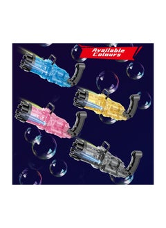 Little Story 8 Holes Bubble Machine Kids Gun, Yellow  - Image 4